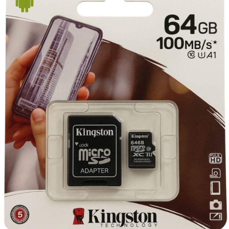 Tarjeta De Memoria Kingston 64gb