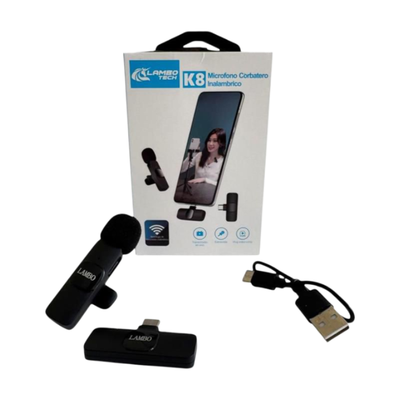 MicrÓfono Corbatero InalÁmbrico K8