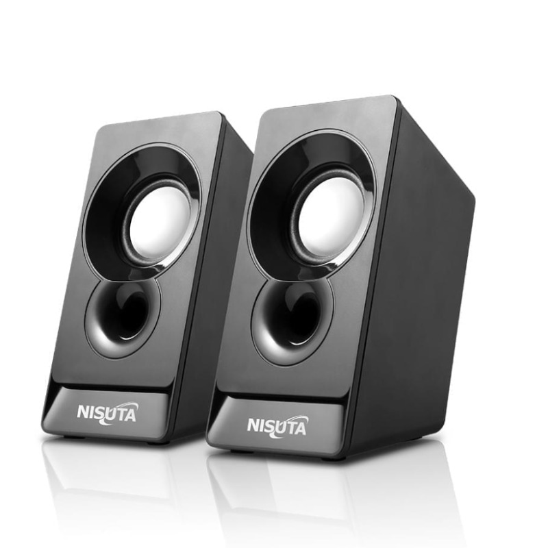 Parlante 3.5mm+usb Para Pc 2.0 6w Nisuta