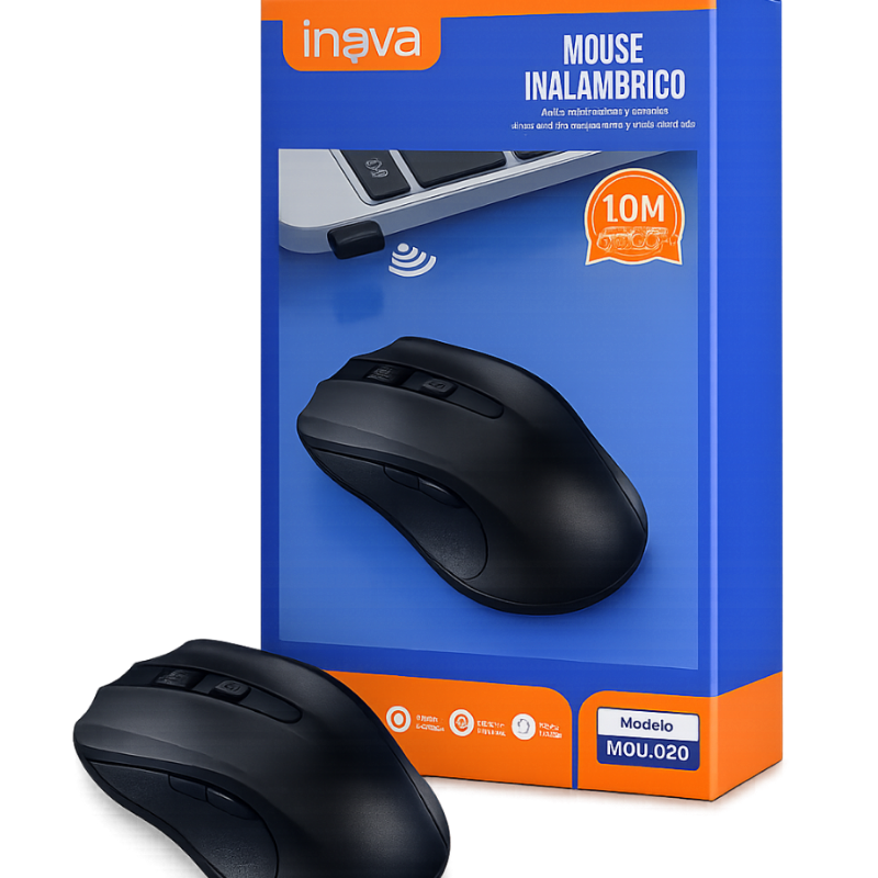 Mouse Inalámbrico Inova Mou-020